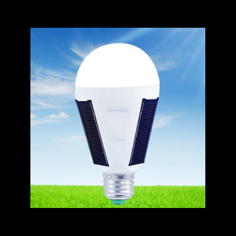 Solar LED emergency bulb