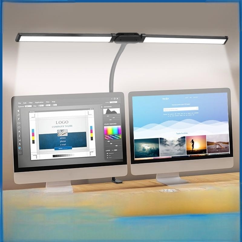 LED dual-head clamp lamp