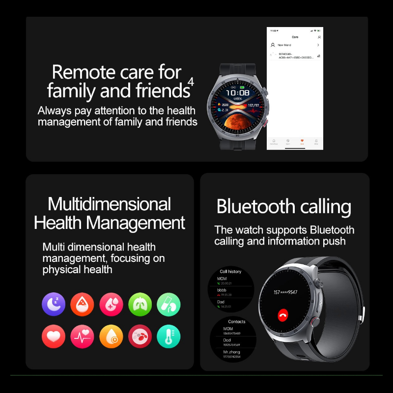 Air pump blood pressure watch