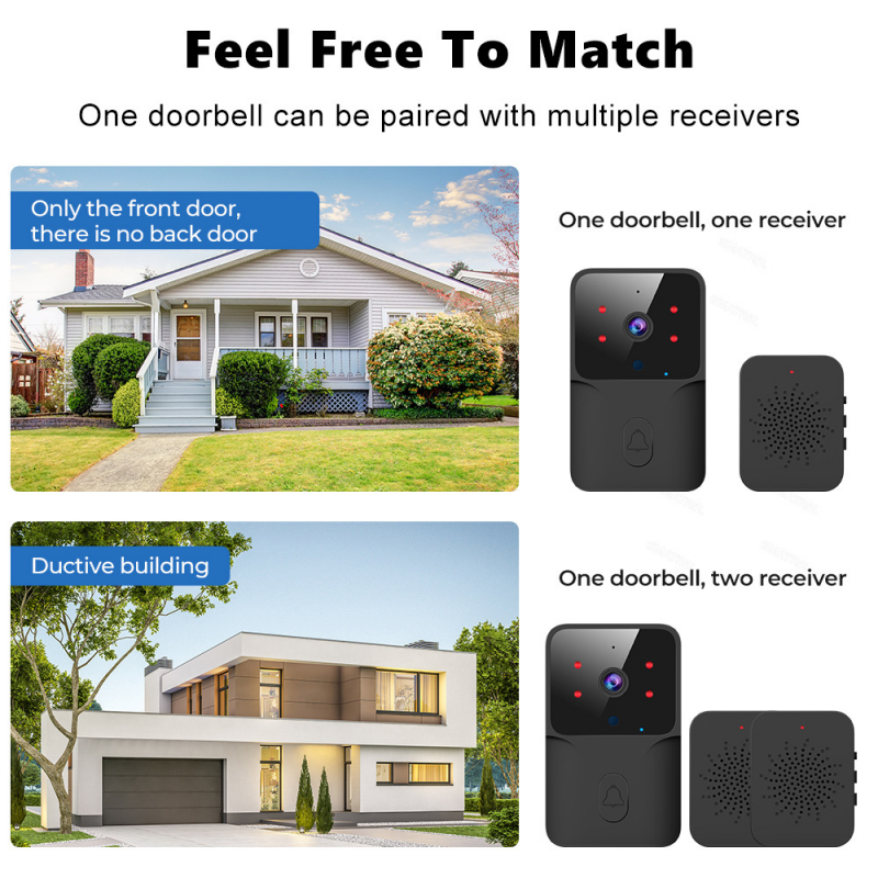 Wireless video doorbell