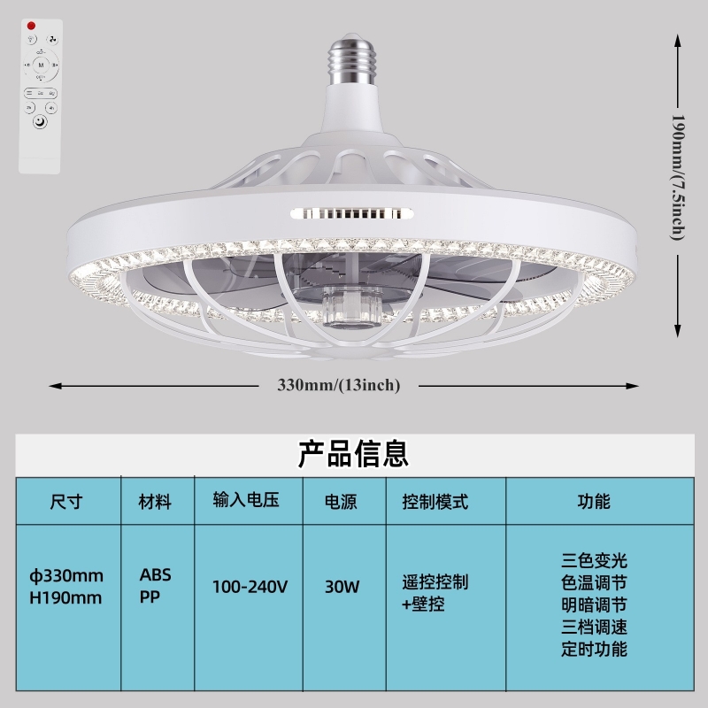 Ceiling fan light