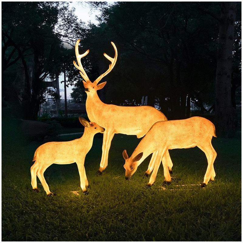 LED glowing reindeer
