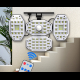 LED solar camping light