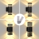 LED fan-shaped wall lamp