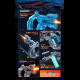 Energy ring space electric toy water gun