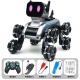 Eight-wheeled stunt mechanical dog remote control toy
