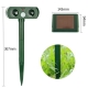 Solar animal repeller