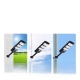 LED solar wall light