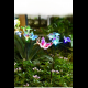 LED three-headed butterfly ground lamp