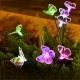LED three-headed butterfly ground lamp