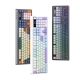 TK100 Wireless Bluetooth Dual-Mode Keyboard PBT Spherical Keycaps Display Knob Office Gaming Keyboard